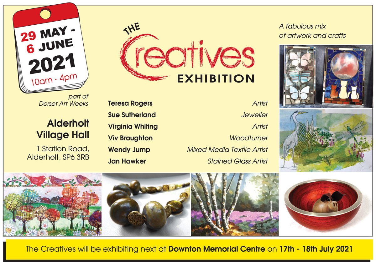VivAtTheTurnery's tweet photo. Plenty of new stock made for our first #craft #exhibition since lockdown! Hurrah! Come and safely see our creations as part of @dorsetartweeks https://t.co/Hxbn4Ywb7U