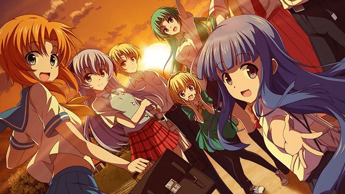 Crunchyroll's tweet photo. NEWS: Join the Cast of Higurashi When They Cry in a New Murder Mystery Game

✨MORE: https://t.co/NmahY3iD4X https://t.co/2eGw7GKPi2