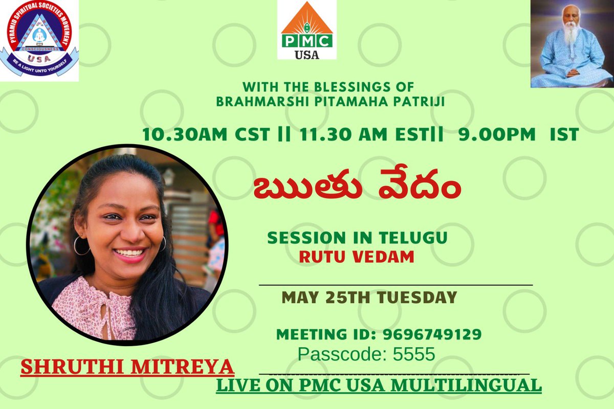 pssmusa's tweet photo. #patriji #meditation #pssmusa #pmcusa #pssm #pmc #pyramidmeditation #spirituality #yoga #yogapractice #meditationpractice #mindfulness   @PSSMovementorg 
@PSSMUK1 @BuddhaCEO @patriji @english_pmc
▶️ on https://t.co/GCzMCcBEwp

▶️ on https://t.co/b1N3jQdRmk https://t.co/y3OKwcKdbk