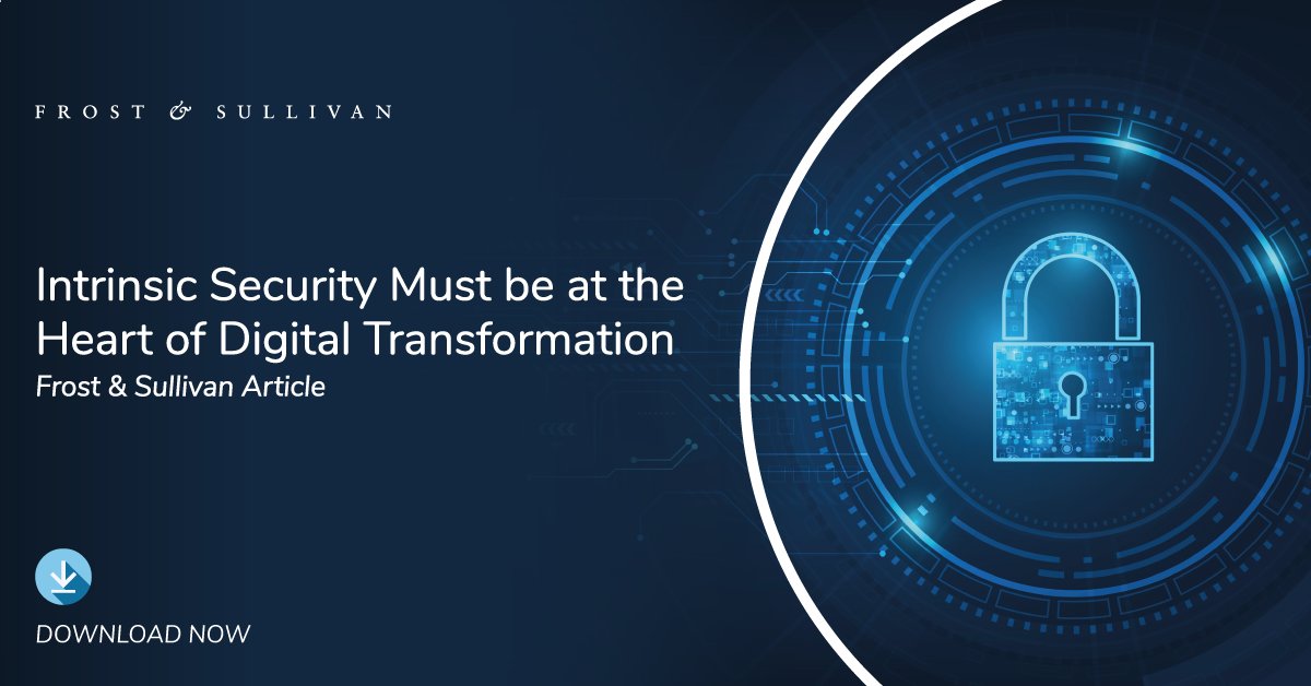 Frost_Sullivan's tweet image. [ARTICLE] #IntrinsicSecurity can help eliminate bottlenecks to security rollouts, future-proof remote workforces, and achieve cost efficiencies. Learn more in our latest article including insights from industry players such as @DellUK frost.ly/5jl