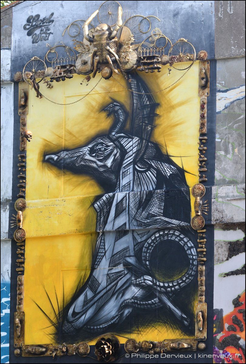 kinenveux's tweet photo. #lordinthewest #larochelle #StreetArt #Graffiti Jam c'est fini et c'est Bôooooooo .... Merci les zaaartists 👍 https://t.co/0lnfuDVIHr