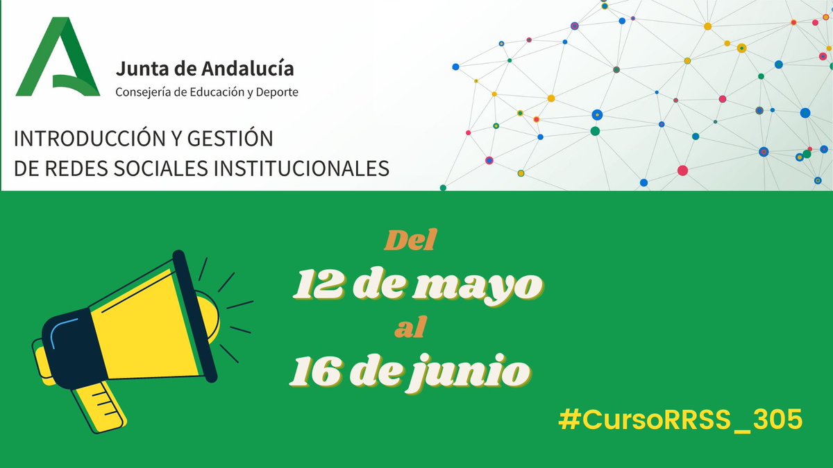 RRSS_MABL's tweet photo. 📢 #CursoRRSS_305➡️El pasado 12 de mayo comenzó en el #AVFP el curso "INTRODUCCIÓN A LA GESTIÓN DE REDES SOCIALES INSTITUCIONALES" (219929KPF305).
Recuerda que finaliza el 1⃣6⃣ de junio.
@CursoRRSS_305 ✅ https://t.co/NTbTdA8osp