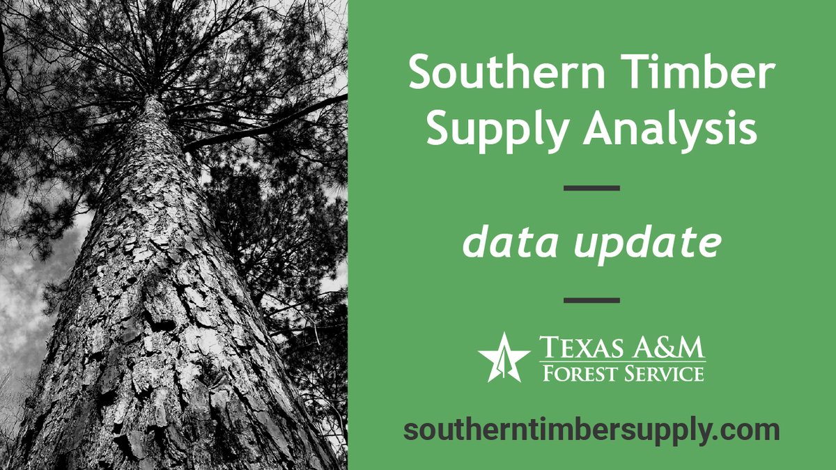 TXForestService's tweet photo. Data in the #SouthernTimberSupply application has been updated to the latest available from #FIA.  Learn more at https://t.co/goPxwCLCGU. 

#MonthlyMapMonday #MapMonday https://t.co/3L1gKdBDXw