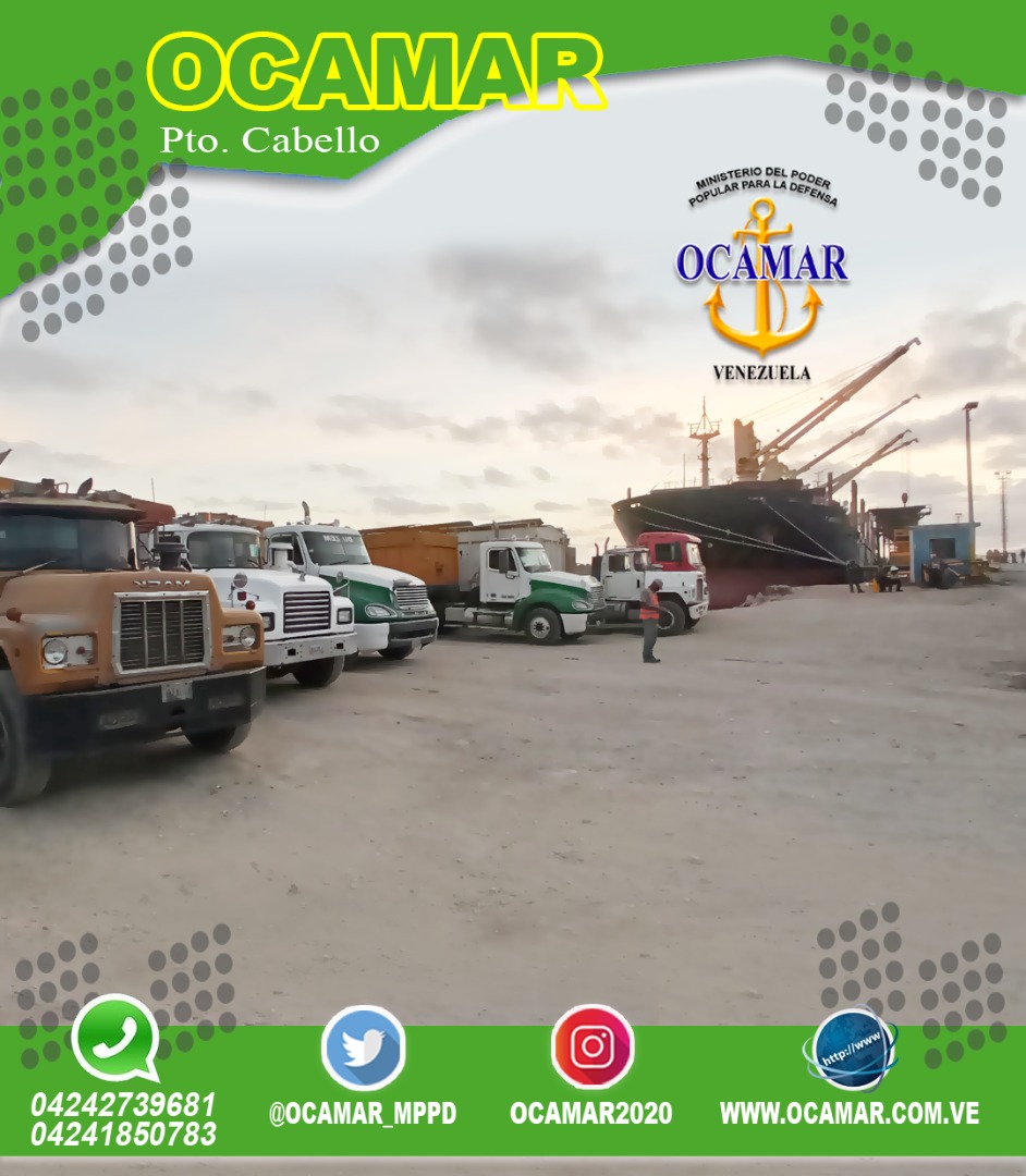 En @ocamar_mppd seguimos apostando a la Venezuela potencia con nuestro Talento Humano que trabaja con constancia y dinamismo, apalancado la producción nacional. Somos #ExcelenciaPortuaria.. Somos #Ocamar