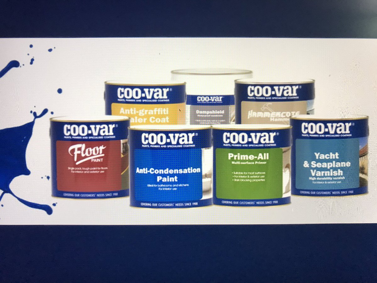 For specialists paints and primers splash over to <a href="/CooVarPaints/">Coo-Var</a> #Hull #Yorkshire from @MadeinGB2013 🇬🇧