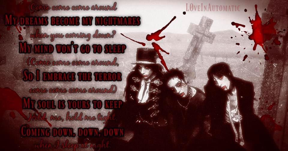 KayceeDoesArt's tweet photo. Made these the night “Nightmares in Paradise” by @PalayeRoyale was released @SumerianRecords @paradisecitytv 

#graphicart #lyricart #palayeroyale #paradisecity #edit #vampires https://t.co/FCGSdi5Rho
