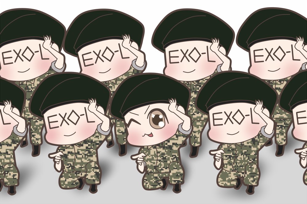 EXO-L        EXO-L
CHANYEOL支部    BAEKHYUN支部 