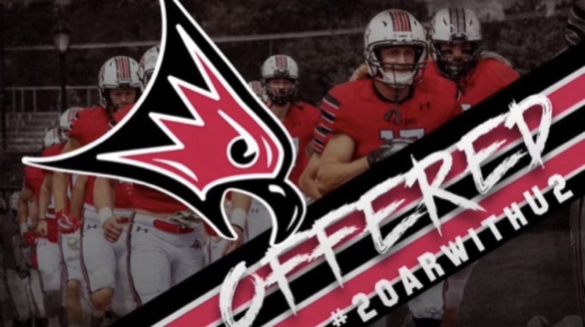 ConnorBesky's tweet photo. After talking to the head coach at UW River Falls, I was so excited to receive my first offer.🏈 @UWRFFootball @CoachWalkerRF @OliverJamesWes1 @Coach_Tolly  #GoFalcons https://t.co/ZTcbXpHU04