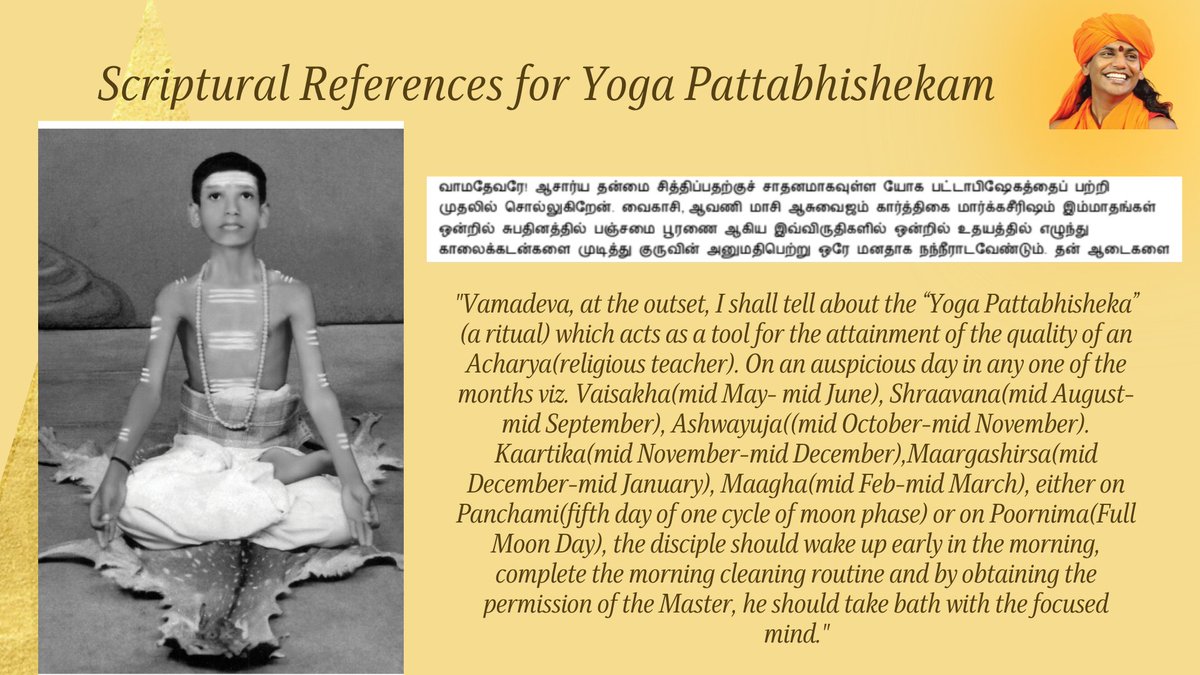 SriNithyananda's tweet photo. CELEBRATING 27 YEARS OF YOGA PATTABHISHEKAM (CORONATION) OF THE SPH #NITHYANANDA PARAMASHIVAM https://t.co/O6GpxlfE8r
