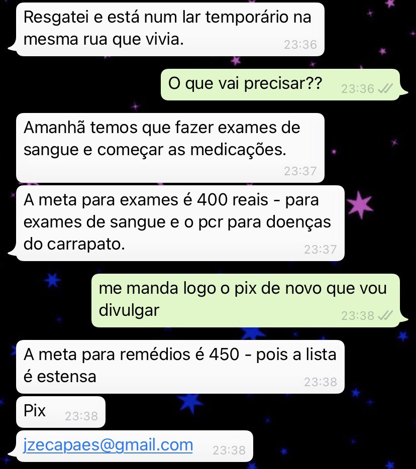 grata que fiz gente rir com minha burrice mas atenção aqui por favor eu IMPLORO

aconteceu hoje e precisamos de TODA AJUDA possível, qualquer 1 real já é uma grande ajuda e um rt pra divulgar também, por favor!!! ela merece muito mais que isso.

PIX: jzecapaes@gmail.com