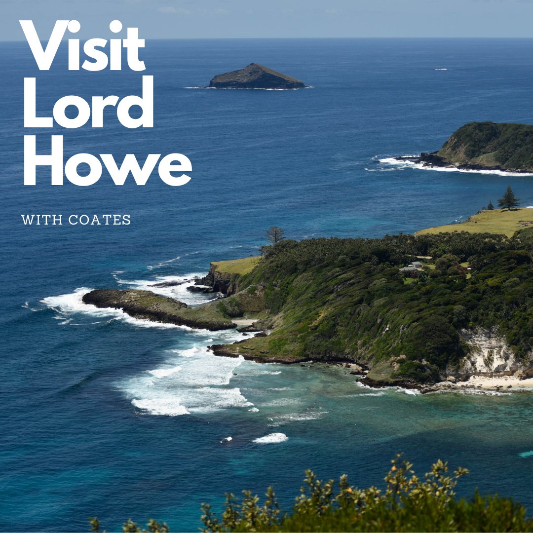 Join Coates this November as we discover the magic of Lord Howe Island ✨

Please see our website for more information and we hope you can join us 🏝
#lordhoweisland #islandlife