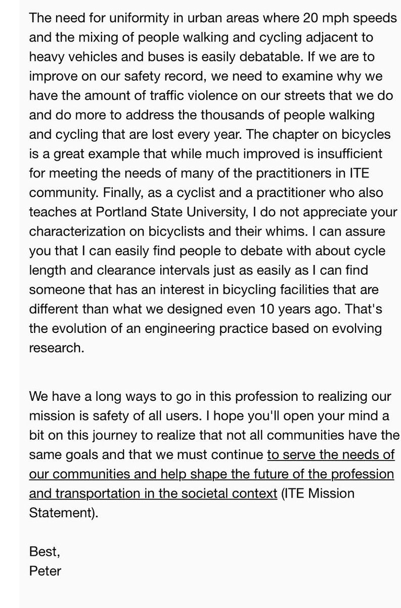 Some thoughts/my personal response to a critic of <a href="/NACTO/">NACTO</a> &amp; their criticism related to advocacy for changes to the #MUTCD as shared on the <a href="/ITEhq/">ITE - Community of Transportation Professionals</a> Community #VisionZero #safety <a href="/apbp/">APBP</a> #Apollo13 #trafficengineer #mission