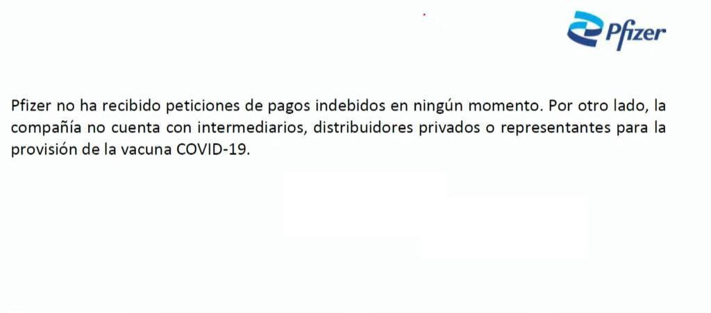 RCachanosky's tweet photo. Este comunicado de PFIZER parece querer desmentir, pero su texto hace pensar que confirma. https://t.co/r7FvjODtfC