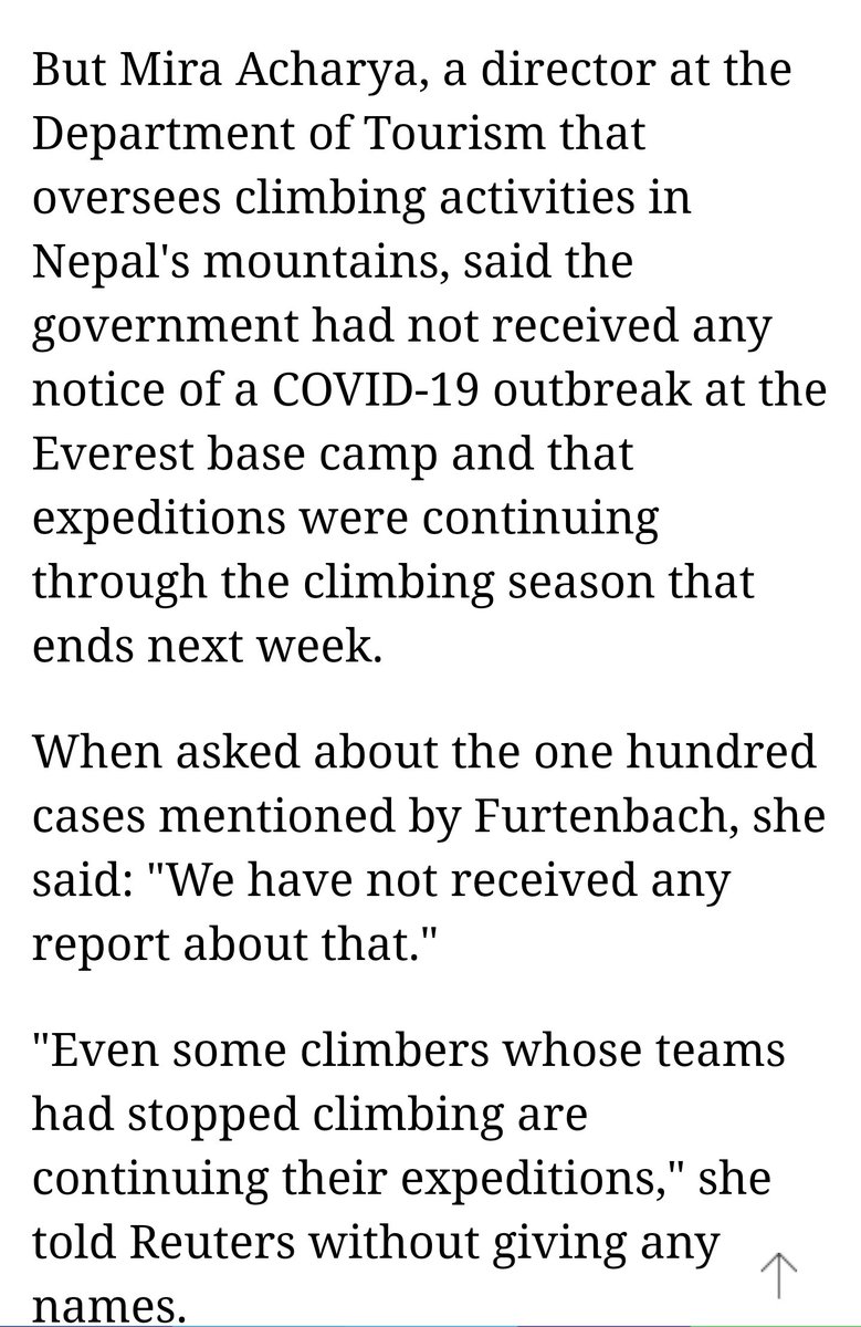WiCisSports's tweet photo. From the Himalayan Times. Is COVID-19 as bad as some described it at BC? https://t.co/7Y4vAOA2Vz