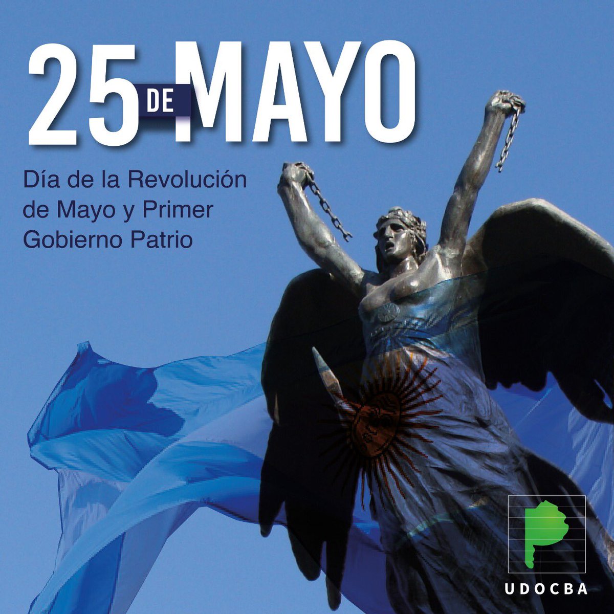 🗓 #25deMayo

Día de la Revolución de Mayo y Primer Gobierno Patrio

#DiaDeLaPatria🇦🇷
#VivaLaPatria 🇦🇷