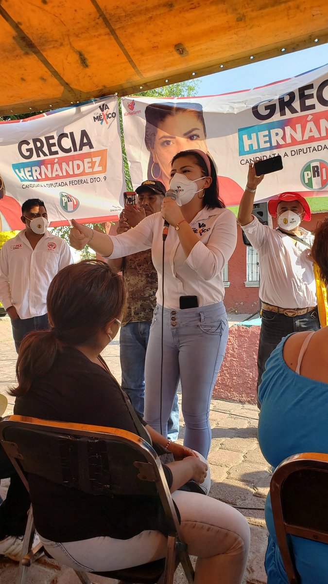 EJR_CDMX's tweet photo. En Tlahuac nos expresamos con fuerza, de la mano de la candidata Grecia Hernández ¡Los jóvenes tomaremos la Ciudad! 

¡Grecia Diputada!

#somosexpresion 
#VaxTlahuac
#SiempreContigo https://t.co/PQKsTeAEVW