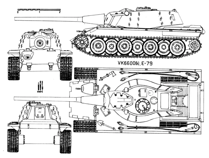 左の車体と右の砲塔を組み合わせればパンツァーフロントのE-79っぽくなるのでは…? https://t.co/kJMc10q84x 