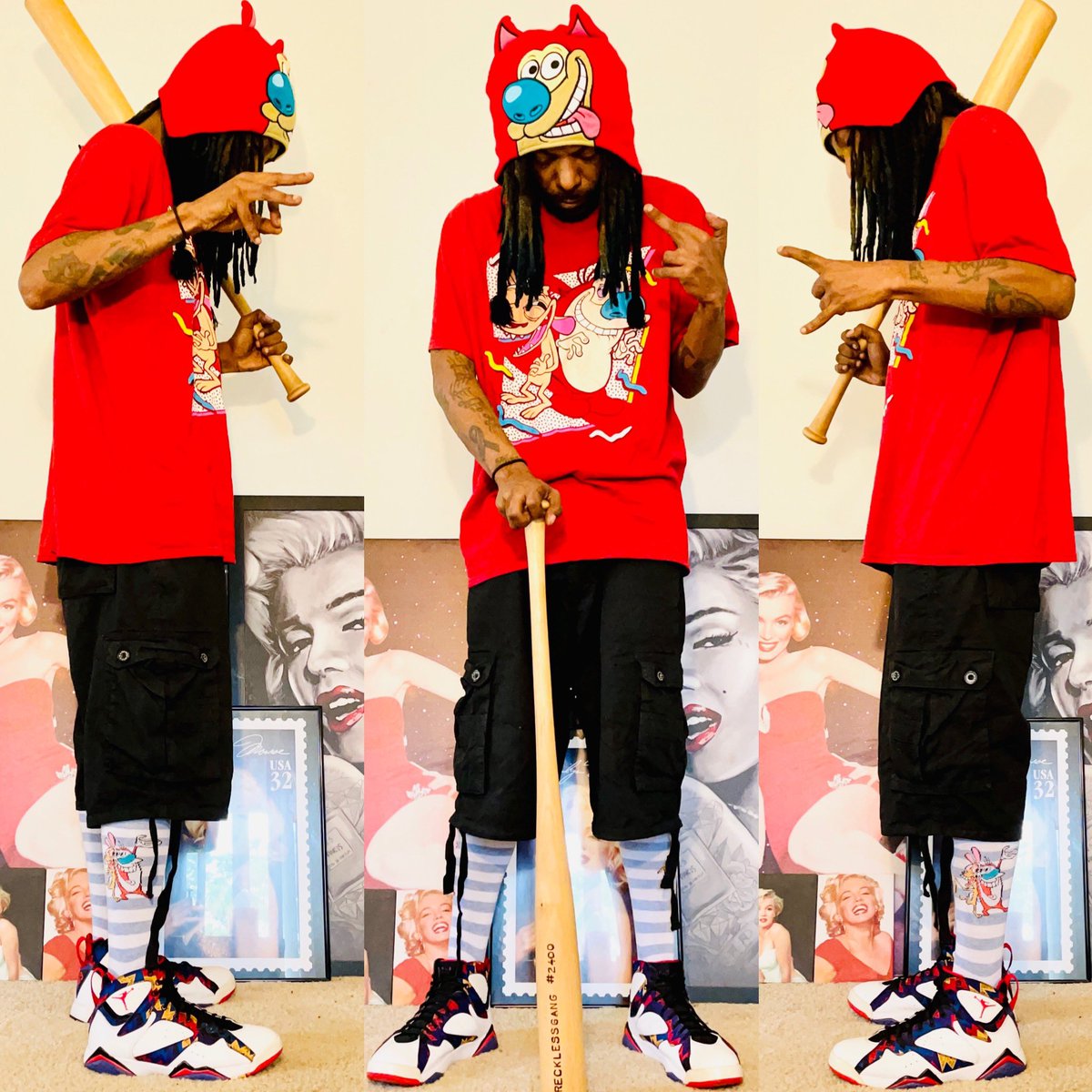 yaboyalias24's tweet photo. Ren &amp; Stimpy 90’s Vibes 💙✅🔥❤️ #yaboyalias #recklessgang #youtubekilla #thehorsemen #antihypebeast #copwhatyoulike #heat4yofeet #weouthere #wegoingup #justlikethat #youfeelme #youalreadyknow #littycommittee #beyourself #daddydaughtertime #princees #bestoftheday https://t.co/8LF4udTIOz