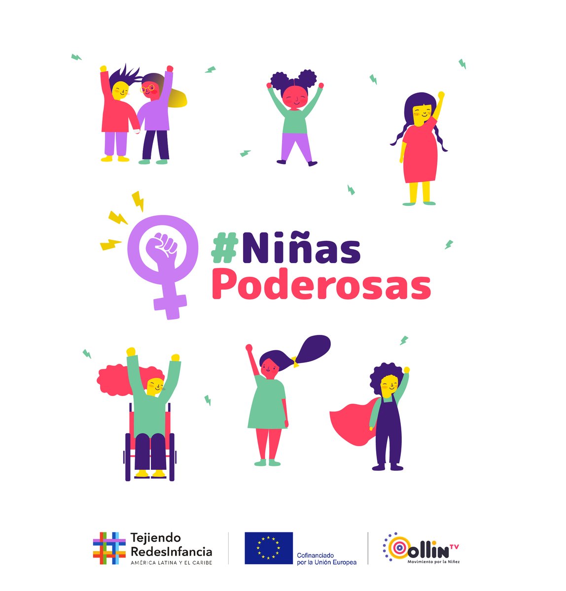 alianzaninez's tweet photo. Las niñas en #Colombia y en el mundo por el hecho de ser #mujeres, son las principales víctimas de violencias  que dificultan su desarrollo integral, armónico y se vuelven obstáculos para llevar una vida feliz.
Seminario latinoamericano #NiñasPoderosas.  https://t.co/3uSwKGnKq2 https://t.co/ZtdpsprwT4
