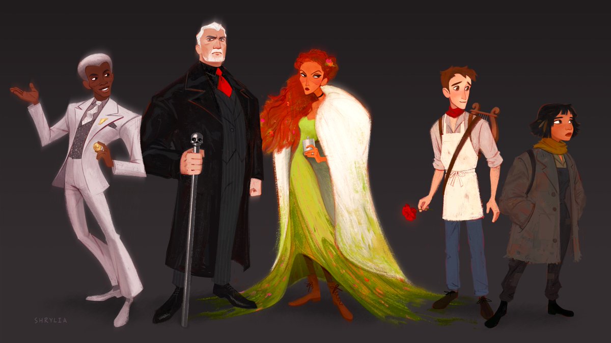 shrylia's tweet photo. Hadestown lineup! https://t.co/AHsEG53Kr9