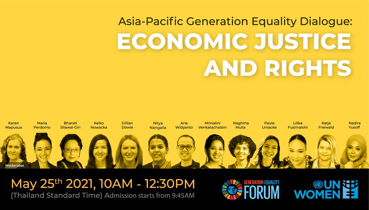 paulauni's tweet photo. Looking forward to moderating a @unwomenasia conversation on gender-transformative economies and learning from incredible practitioners across the region - and to sharing some of our experiences at 
@Asia_Foundation. Join here: https://t.co/Bi9OCTYbIP https://t.co/LxKV0FkGC3