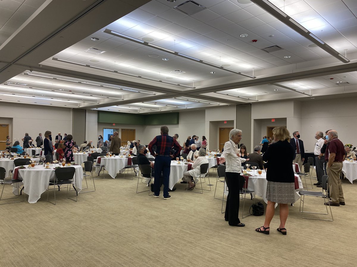 Retiree dinner underway at the Bond Learning Center <a href="/mostateag/">MoState College of Agriculture</a>. We are honoring our faculty and staff who have retired in the last two years. Best wishes all.
