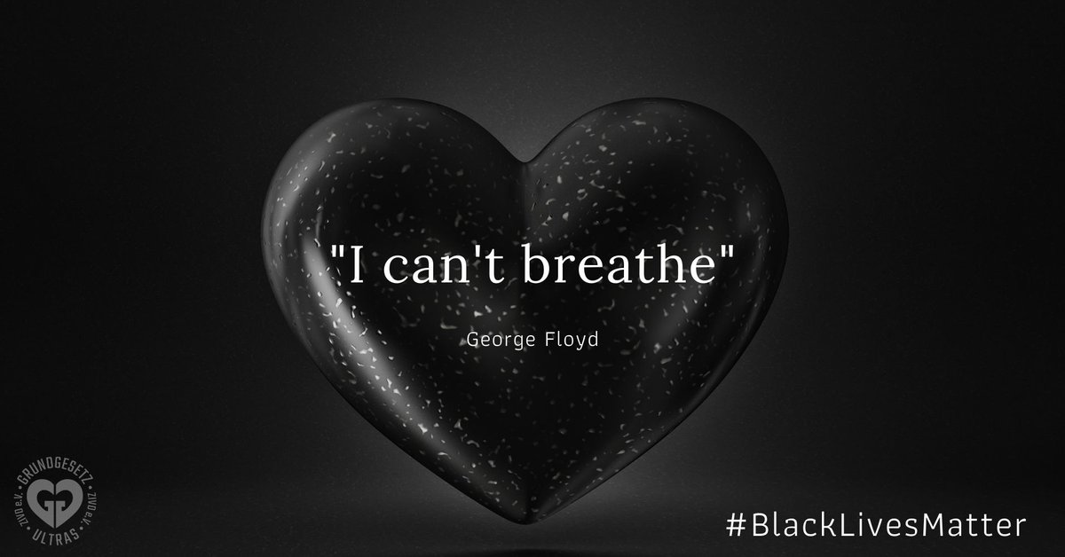 ultras_gg's tweet photo. Neun Minuten und 29 Sekunden. *hu 
#icantbreathe
#GeorgeFloyd 🖤🕯️
#SayTheirNames 
#BlackLivesMatter https://t.co/NK1s1HrMfd