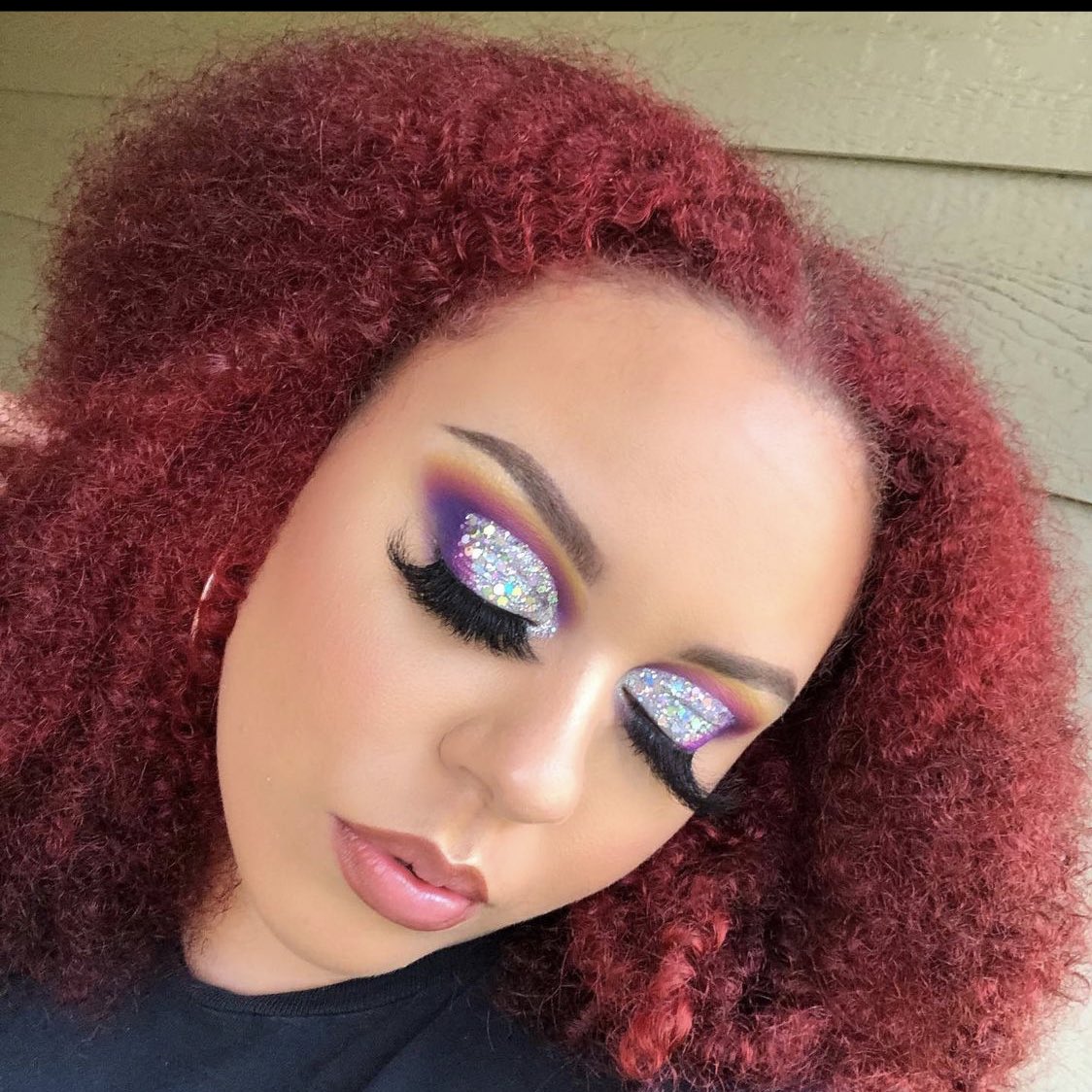 itsleanicole's tweet photo. Progress shot! Recreated a look I did and added a little spin to it 🤗 used @TheCrayonCase @WuzzamSupa The Matte Book palette in both looks https://t.co/HveFezB9jj