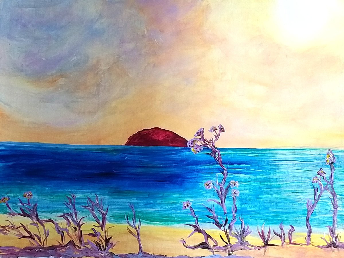 CeCeArt_Photo's tweet photo. Ailsa Craig 🎨
Acrylic on paper
12" x 16" available. 
#acrylicpainting #artwork #originalart #AilsaCraig #Ayrshire #artist https://t.co/UuiQdLOXdr
