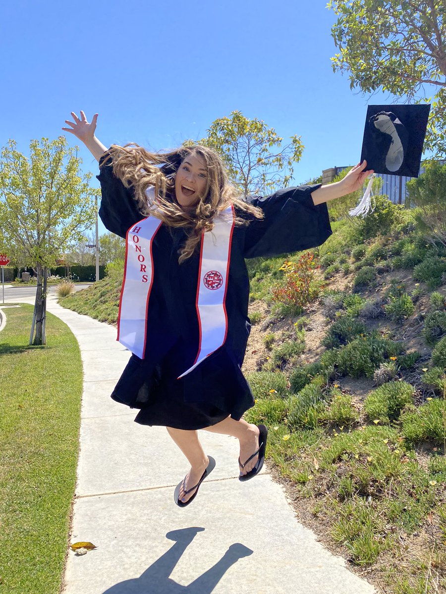 LouDPhillips's tweet photo. Woohoo! Proud, proud papa today! My @bellaphillipsss graduated with a Bachelor of Arts in Psychology from #CSUN! Not only that, she’s an Honors Candidate! Love you so much, sweetheart! Congratulations! You earned it! https://t.co/0A9vuQfYad