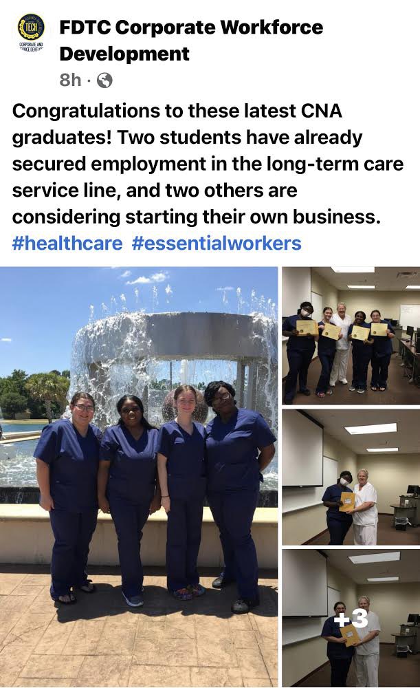 Celebrating these Florence County Adult Education students!