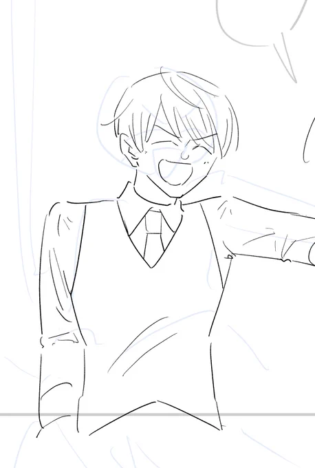 しあさぽはカラッとしたキャラクターが少ないのでイサミを描くの楽しい 