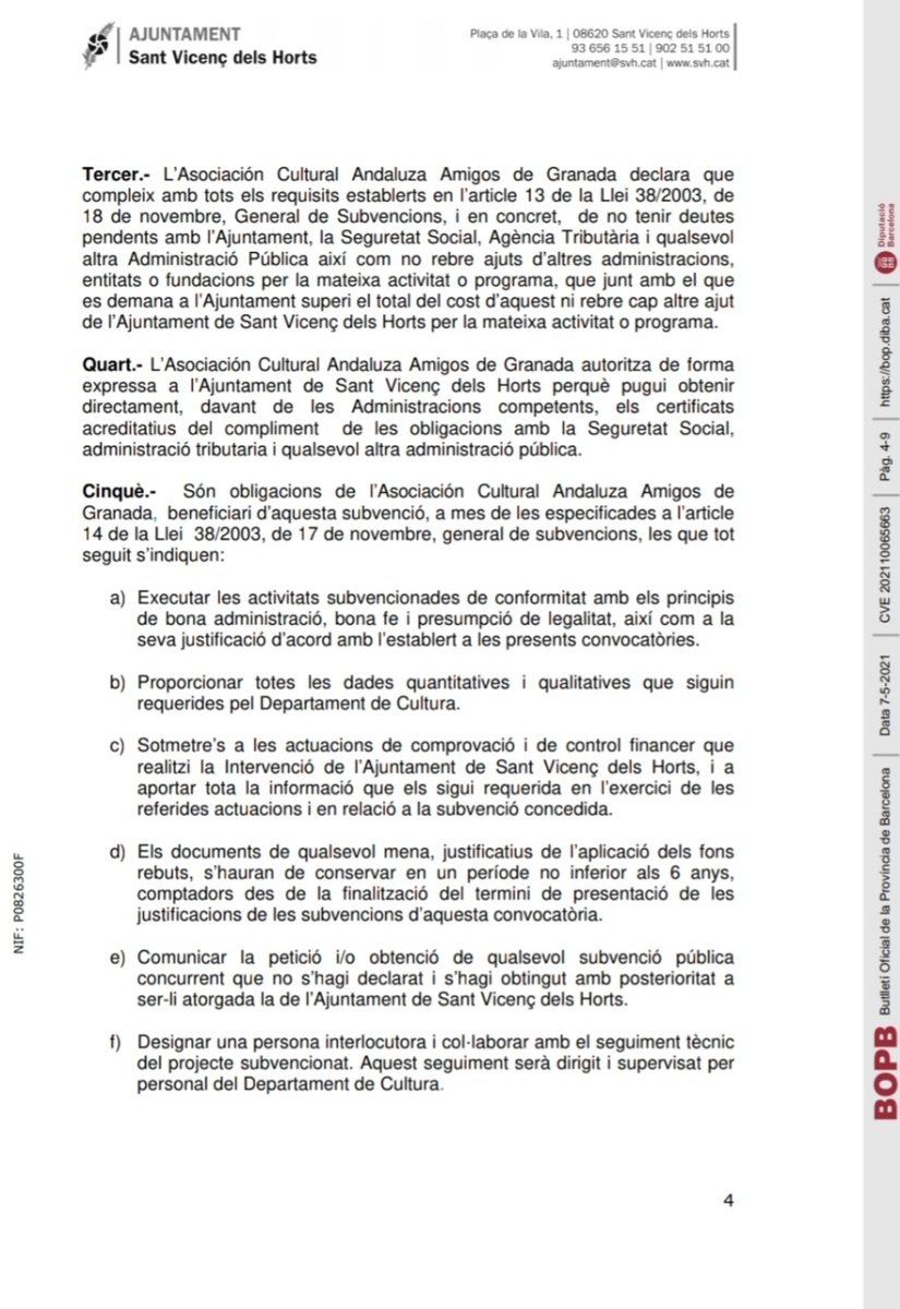 AlcaldesaP's tweet photo. YA HE COBRADO MI AMADO PUEBLO!!!!  Un año mas vuestra jenerosidad me onubila... 72.500 Euros como panes! Haber... Se ha hecho rogar hasta el 7 de mayo que sea publicado. Ha firmado el Alcarde Miguel Comino y el vicepresi de la Cofradia Y YA HE COBRAO!👏👏
https://t.co/tW51YUlJyx https://t.co/57fKAYTOL0