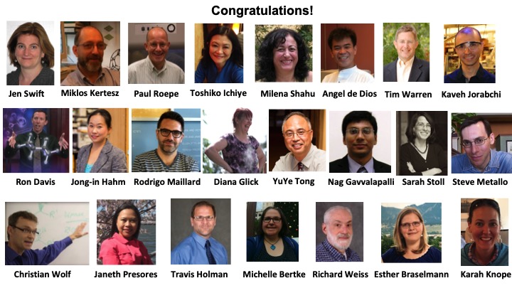 The Georgetown Chemistry faculty are inspired by our students - congratulations to the Class of 2021, our MS and PhD graduates, and all of our award winners!