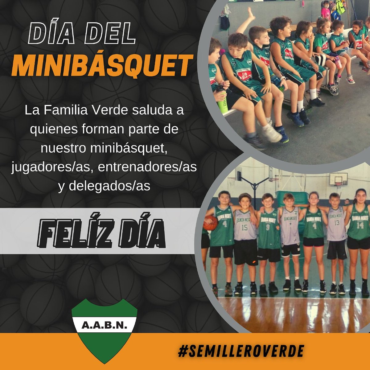 BandaBasquetok's tweet photo. FELÍZ DÍA !!!⛹🏾‍♀️⛹🏽‍♂️ 

✔️✔️Hoy saludamos desde la distancia a nuestros/as peques. Sigamos disfrutando y creciendo. Gracias a cada persona que forma parte de nuestro gran semillero verde. 💚💚 https://t.co/OqZPR8gkWg
