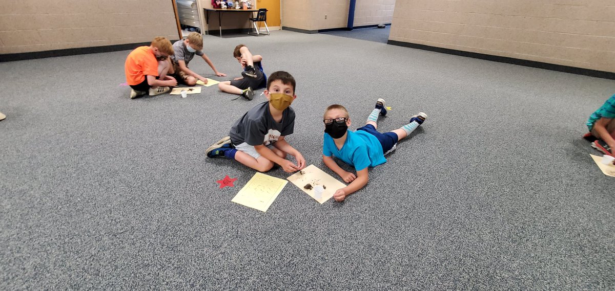 AmyDixonTES's tweet image. Seeing what creatures we can find in owl pellets #thirdgradescience @SubaRick