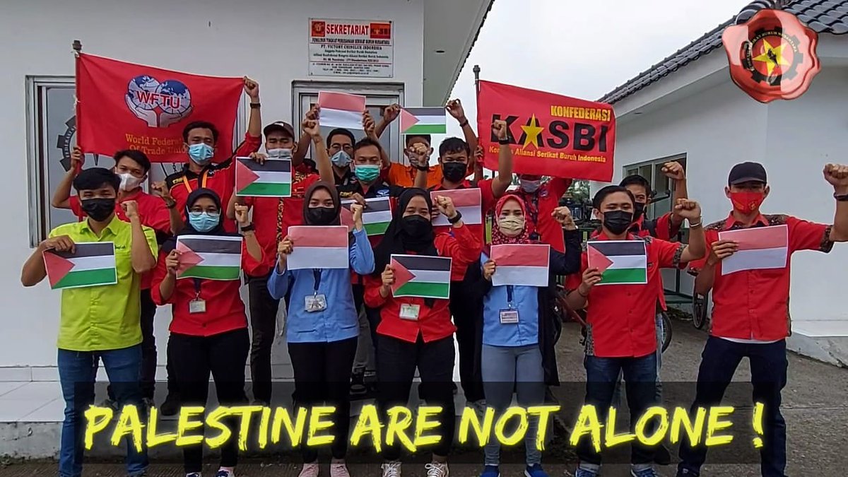 AyahGalang5's tweet photo. #KASBIstandwithPalestine
#PalestineNotAlone https://t.co/JhzeY9jbex