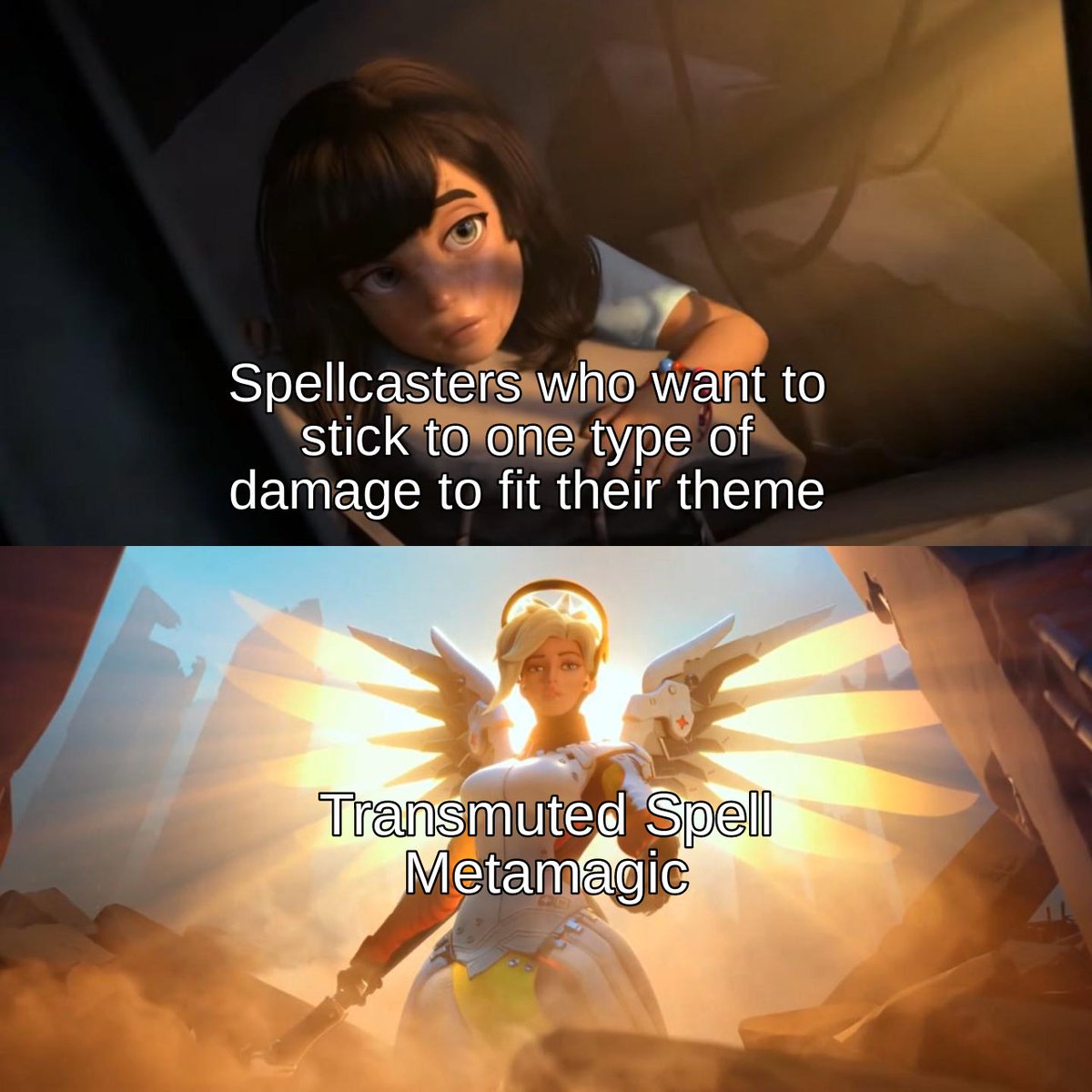 MemesDnd's tweet photo. Paired with Metamagic Adept, its perfect for people who want to play a character who is like a bender from Avatar!
🧙🏻‍♂️⚔️🐉
from: Killer-Of-Spades
#dnd  #gamenight #5e  #tabletopgames #wizardsofthecoast #meme #bard https://t.co/Oit7yqE0Cf