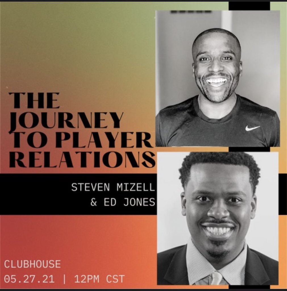 Ed_Jones2's tweet photo. #LunchAndLearn
Interested in Player Development? Player Relations or Player Engagment?
Joining @stevenmizell on @Clubhouse this Thursday to talk about our journeys to CFB positions.
More info: samizell@memphis.edu
#PlayerDevelopment #PlayerRelations #PlayerEngagement https://t.co/TWN2CLlRZJ