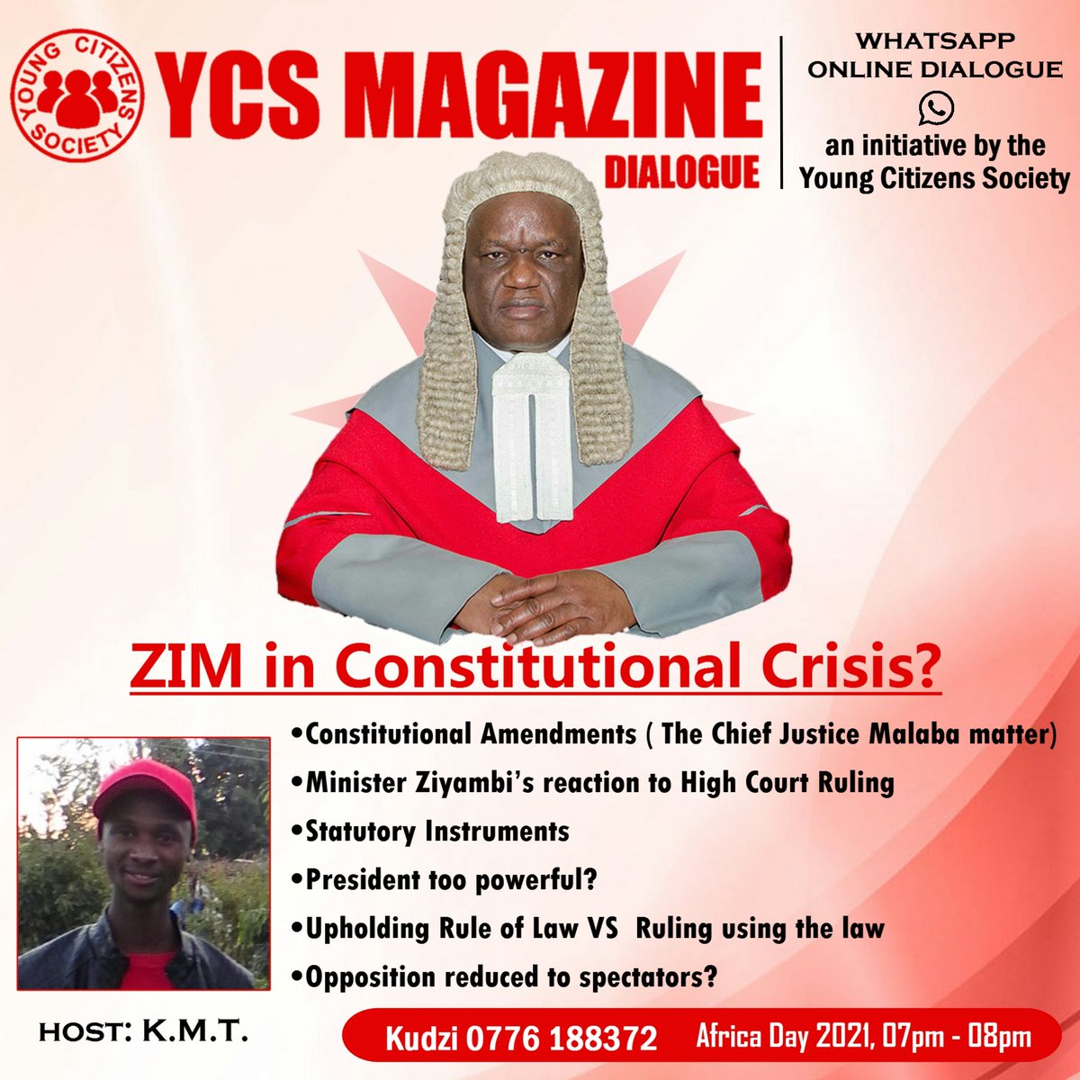 YoungCitizens2's tweet photo. The Constitution of Zimbabwe. Written by the people only to be amended by the Government? Follow the link to join in on the dialogue on Africa Day 👉
https://t.co/xAHF43j4Ko

@amnesty_zim @YetTrust @weleadteam @MagsSouthEast @usembassyharare https://t.co/mecnSRpc2p