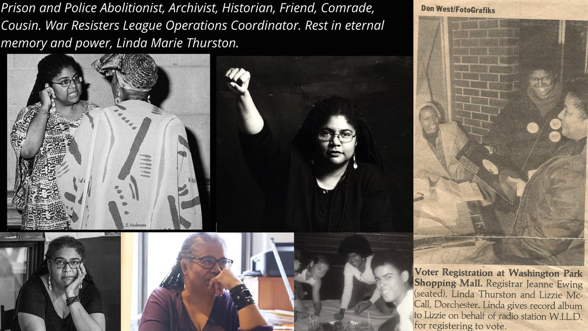 resistwar's tweet photo. To our dear community- 

We are grieved to be sharing with you all devastating news: Linda Thurston, War Resisters League's Operations Coordinator passed away unexpectedly this weekend.

Linda leaves a big void in our hearts. Our full post here: https://t.co/5YHSZxgDqm https://t.co/dgUegXA5b5