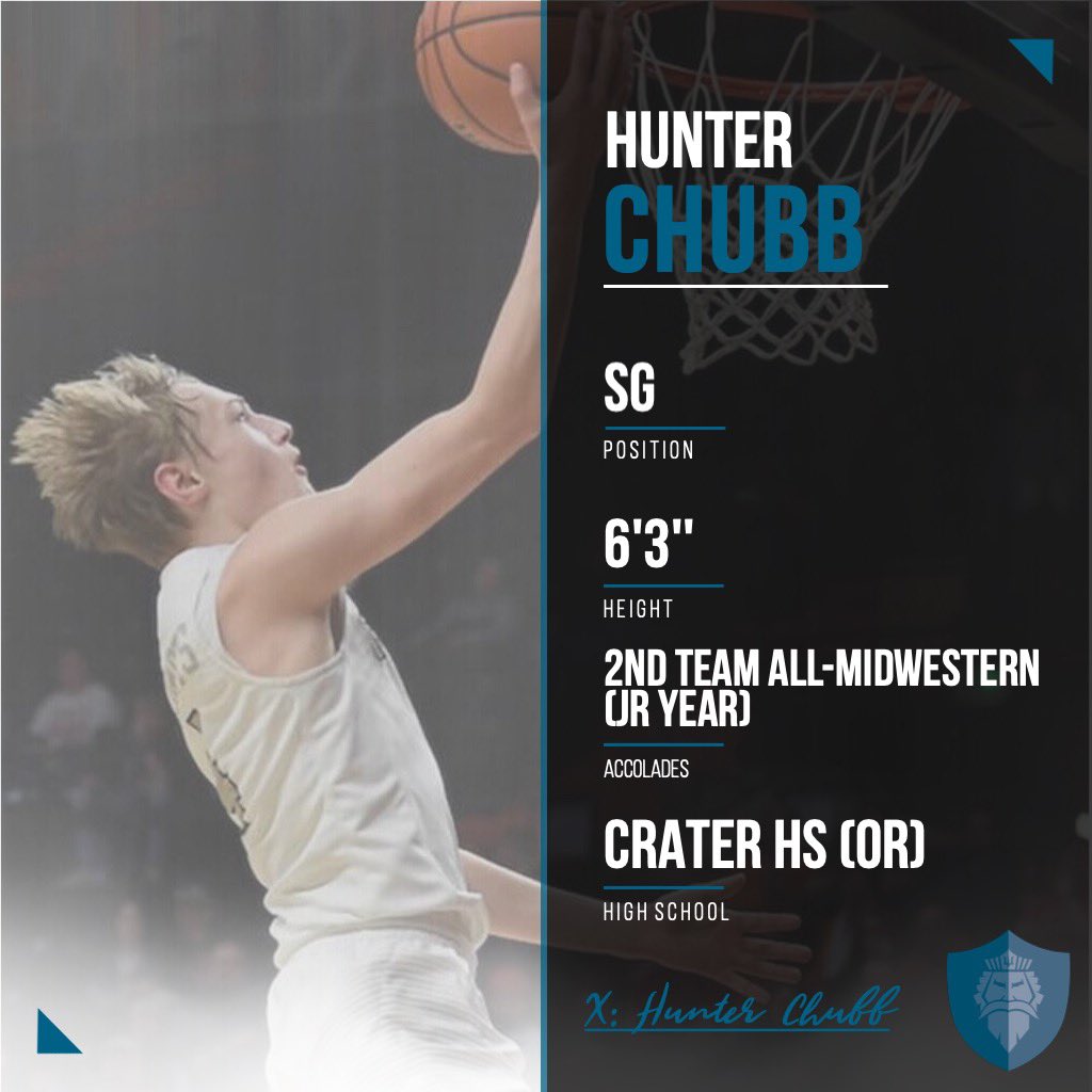 Extremely excited to announce the signing of Hunter Chubb from Crater HS in Oregon! Hunter is a bouncy guard and elite 3pt shooter. He’s an absolute gym rat and fantastic fit for our program. Welcome to the family, Hunter!! #tritonpride