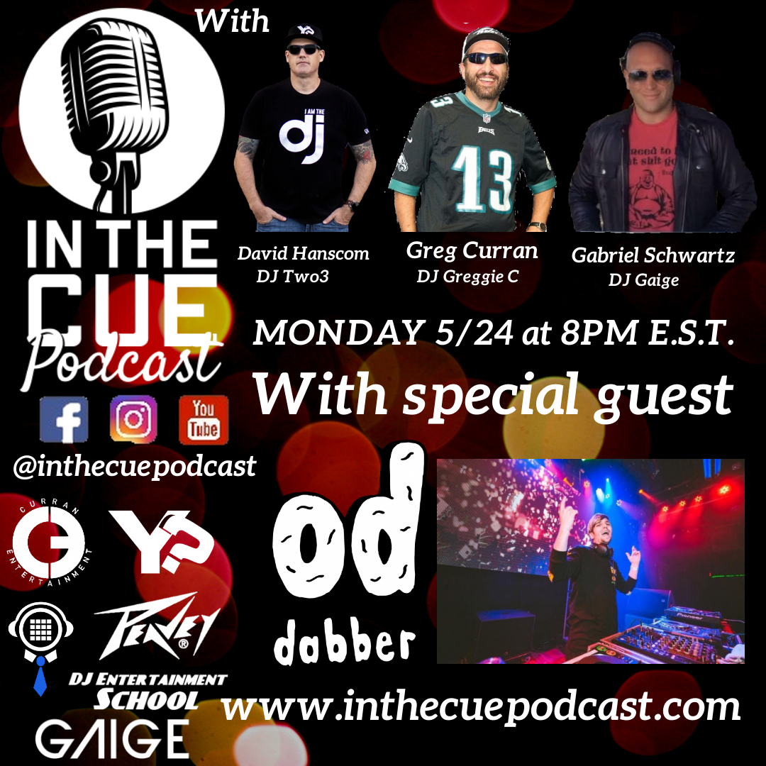 djentschool's tweet image. Join us NOW at 8pm for The in the cue podcast where Hosts David and Greggie C will talk DJ &amp;amp; Producer O.D. Dabber. Show link&amp;gt; youtube.com/watch?v=sn74C1… or inthecuepodcast.com #peaveydj #senatedjs #senatedjsblue #djentertainmentschool #podcast