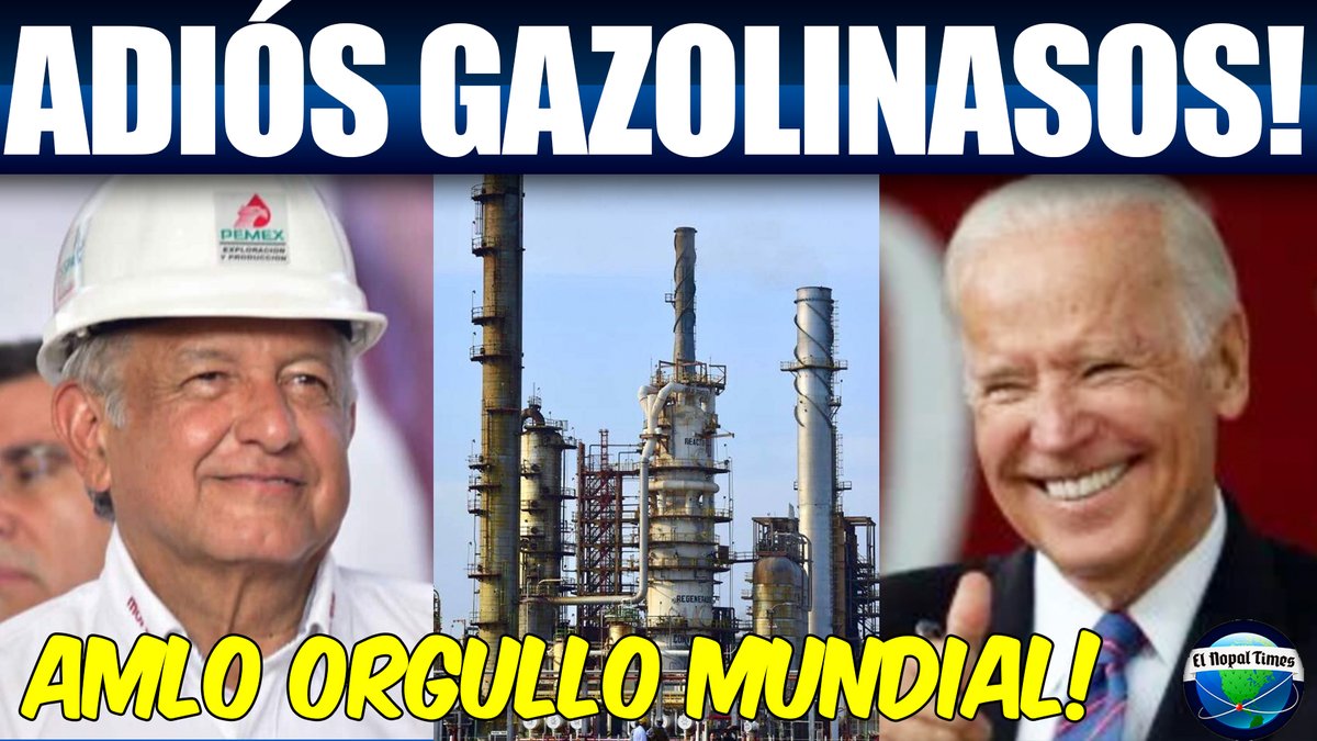 ElNopalTimes's tweet photo. ¡¡RT Y FAV POR FAVOR!!
AMLO SORPRENDIÓ A TODOS!! ANUNCIA LA COMPRA DE REFINERIA EN TEXAS PARA PEMEX SIN ENDEUDARNOS!.
https://t.co/5oStVuNIub https://t.co/kGhkOEW6T6