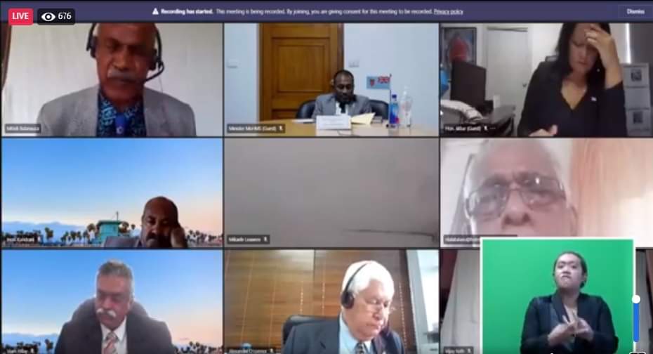A virtual parliament sitting begins this morning following a business committee meeting yesterday. Parliament will sit for the rest of this week and next week as well.

<a href="/fijiparliament/">Fijian Parliament</a>