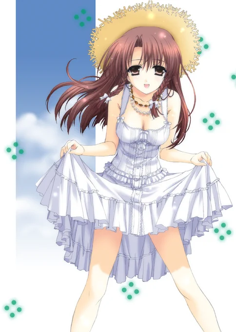 白ワンピ大好物です～ ! 