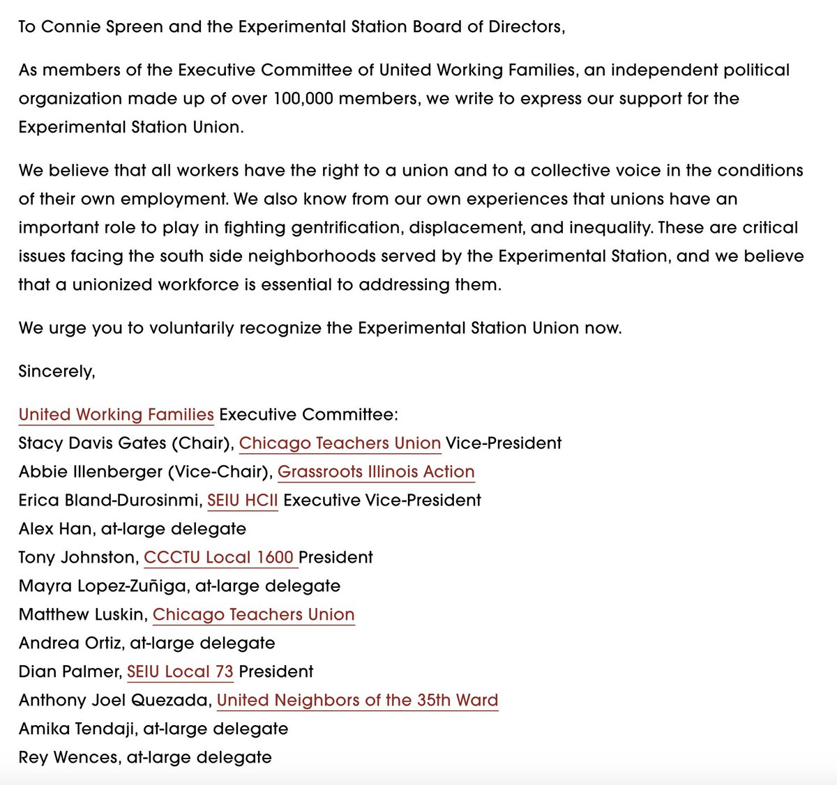 Experimental Station Union tweet media