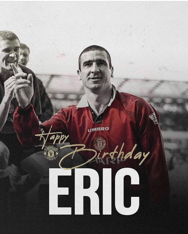 Happy Birthday to United legend, Eric Cantona!    