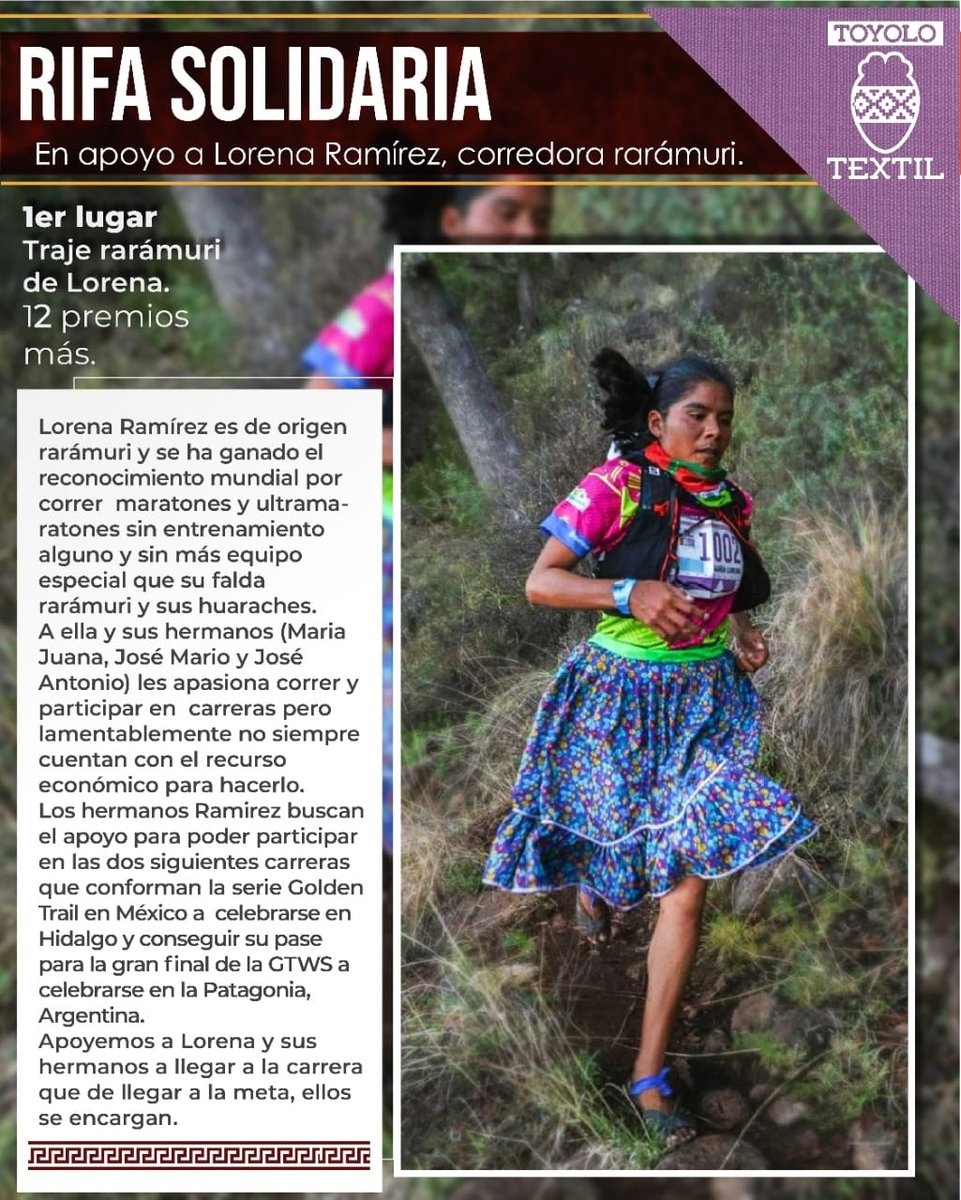 MarysolRunning's tweet photo. ¡Apoyemos a la gran atleta mexicana Lorena Ramírez! https://t.co/R5lau5A5zk