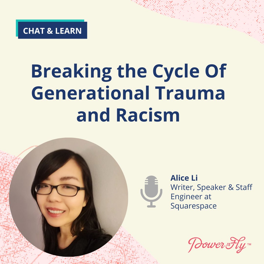 I'm delving into my origin story this Friday and hoping to share some insights I've learned through reflecting on my family's generational trauma and racism and how we can learn to lead with empathy.

Register below for my Chat & Learn with @powertofly:
https://t.co/kfc4jFgrhw https://t.co/Mv8ULp2Fxm